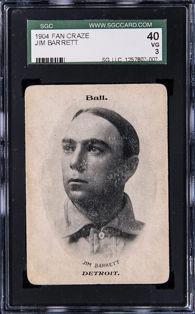 1904 Fan Craze Jim Barrett #NNO card image