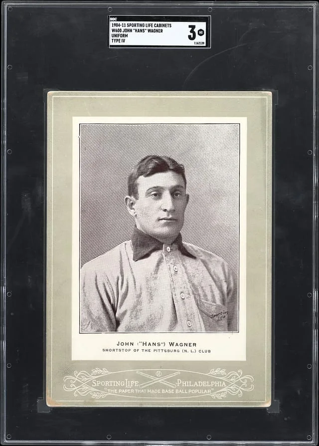 1904 W600 Sporting Life Cabinet Type Mount – John Hans Wagner – Uniform #4 card image