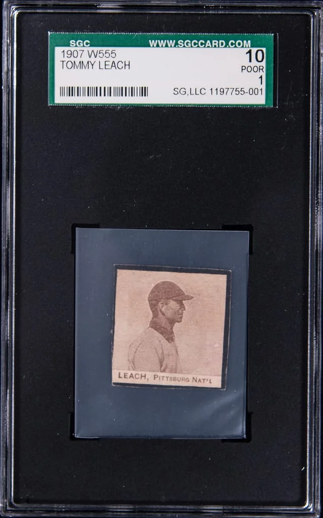 1907 W555 Tommy Leach #NNO card image