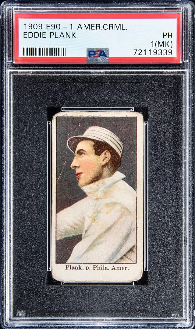 1909-11 E90-1 American Caramel Eddie Plank #no-number card image