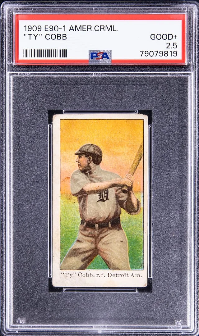 1909-11 E90-1 American Caramel Ty Cobb #no-number card image