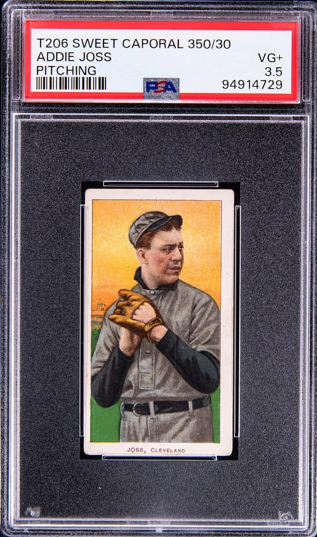1909-11 T206 Addie Joss White Border #no-number card image