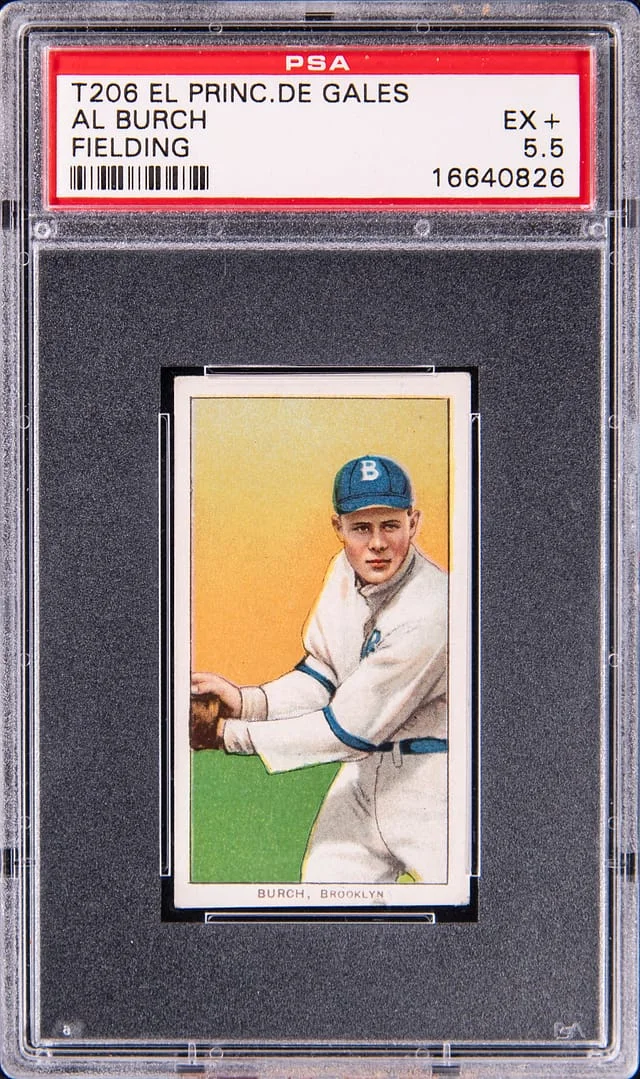 1909-11 T206 Al Burch, Fielding - El Principe De Gales White Border #no-number card image