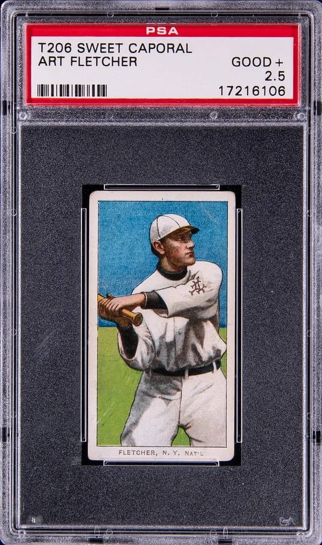 1909-11 T206 Art Fletcher White Border #no-number card image