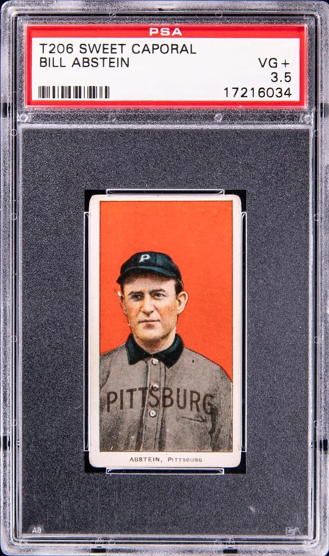 1909-11 T206 Bill Abstein White Border #no-number card image
