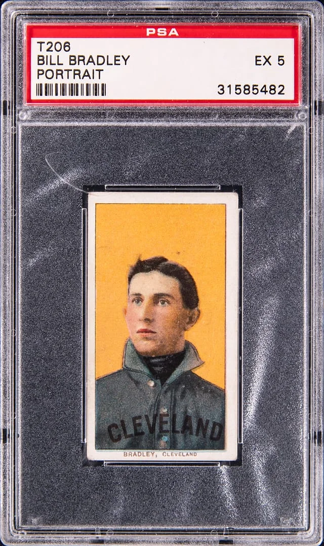 1909-11 T206 Bill Bradley, Portrait - Sweet Caporal White Border #no-number card image