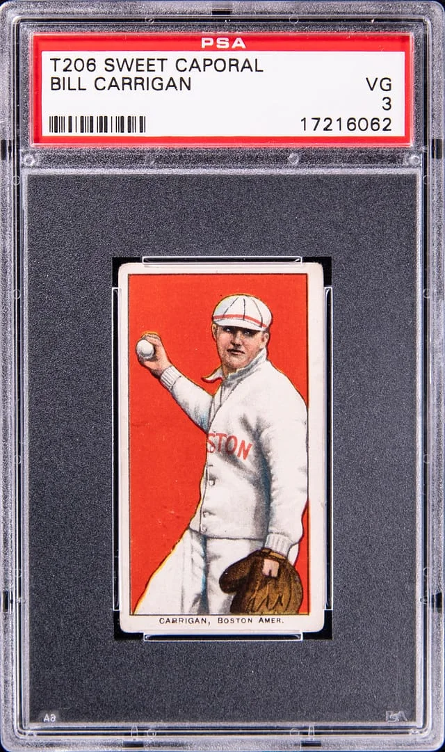 1909-11 T206 Bill Carrigan White Border #no-number card image
