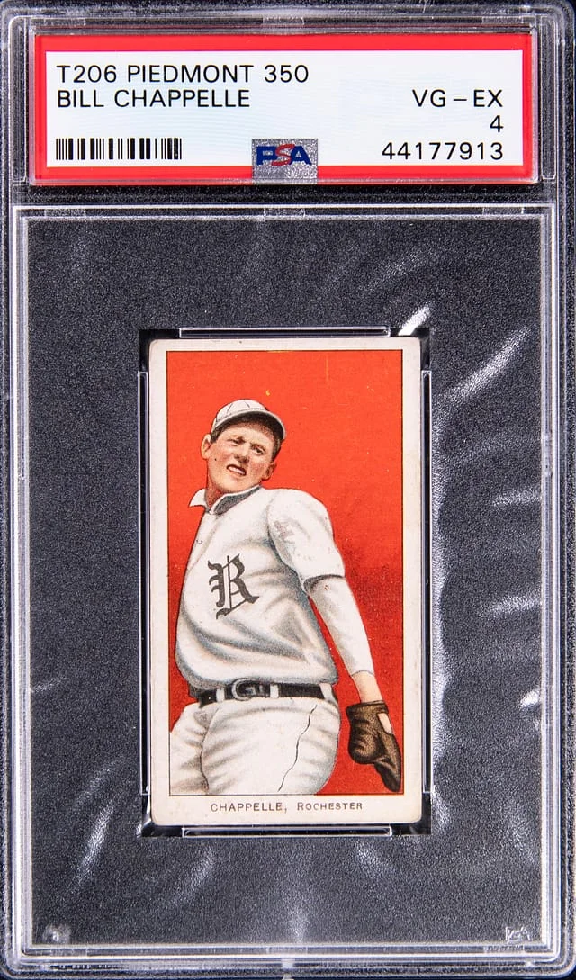 1909-11 T206 Bill Chappelle Piedmont 350 #NNO card image
