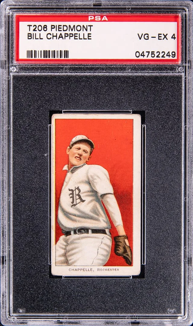 1909-11 T206 Bill Chappelle - Piedmont White Border #no-number card image