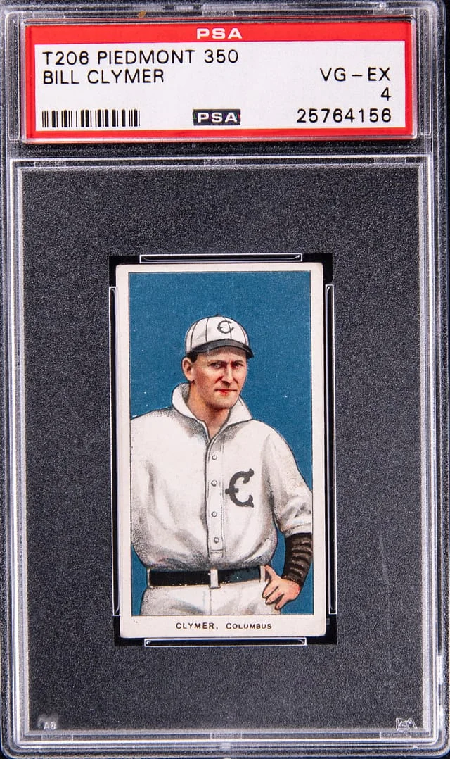 1909-11 T206 Bill Clymer - Piedmont 350 White Border #no-number card image