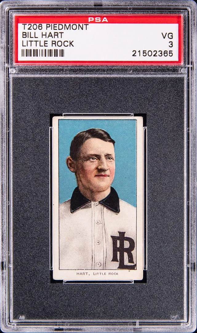 1909-11 T206 Bill Hart, Little Rock - Piedmont White Border #no-number card image
