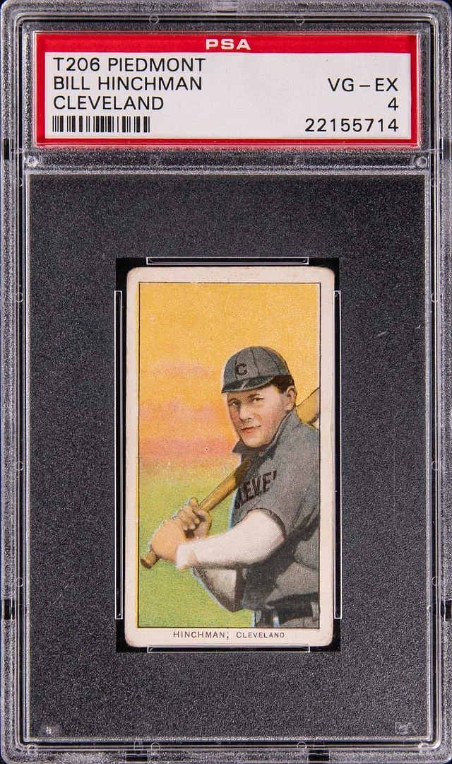 1909-11 T206 Bill Hinchman - Piedmont White Border #no-number card image