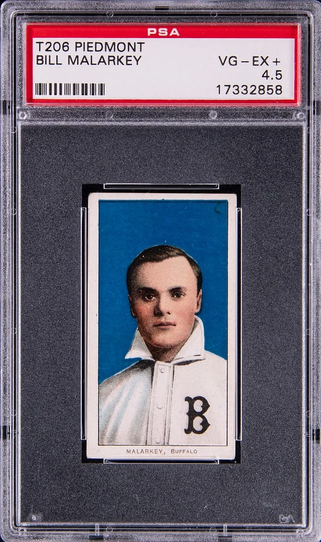1909-11 T206 Bill Malarkey White Border #no-number card image