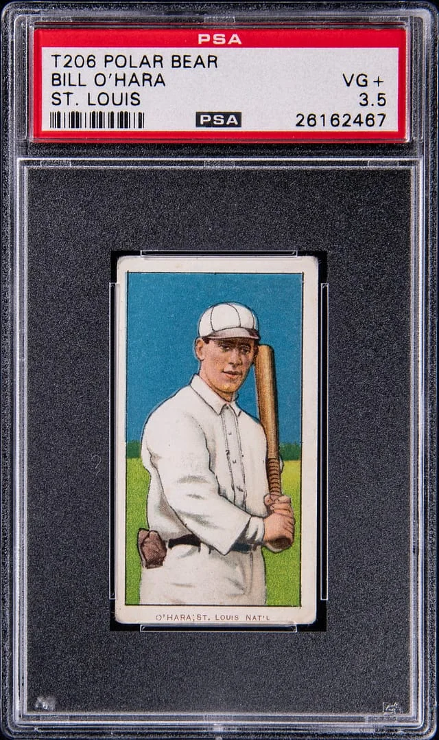 1909-11 T206 Bill O’Hara St. Louis Polar Bear #no-number card image