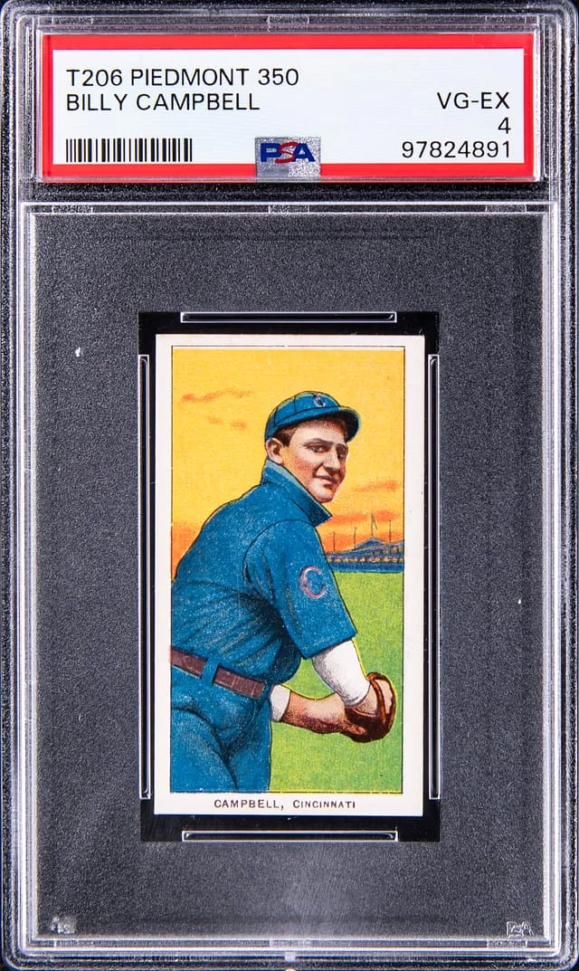 1909-11 T206 Billy Campbell White Border #no-number card image