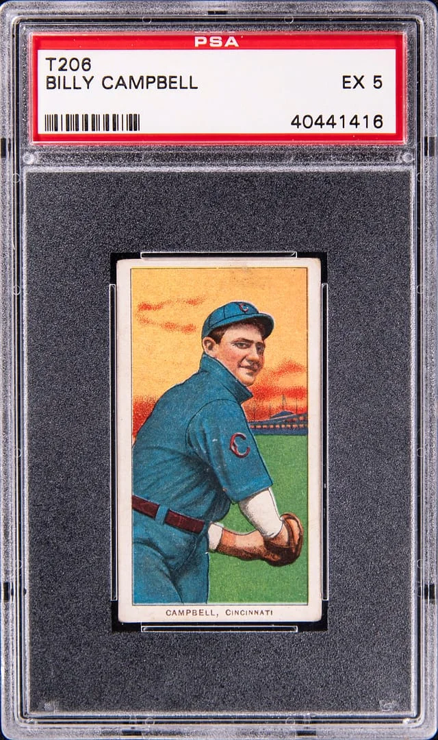 1909-11 T206 Billy Campbell - Sweet Caporal White Border #no-number card image