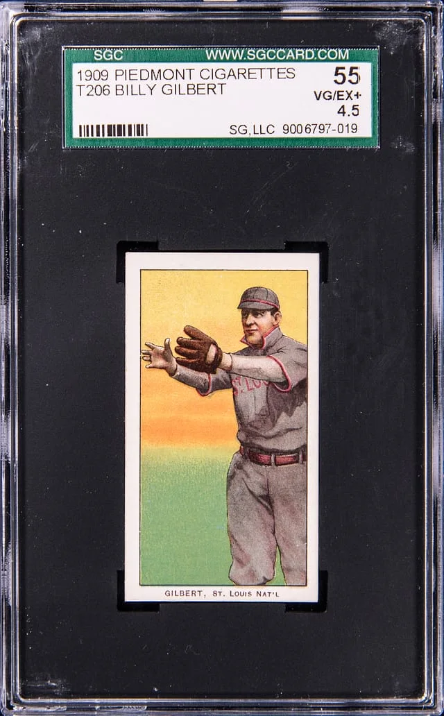 1909-11 T206 Billy Gilbert White Border #no-number card image