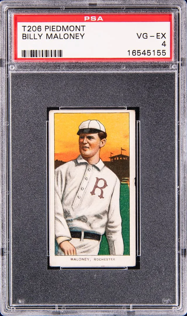 1909-11 T206 Billy Maloney - Piedmont White Border #no-number card image