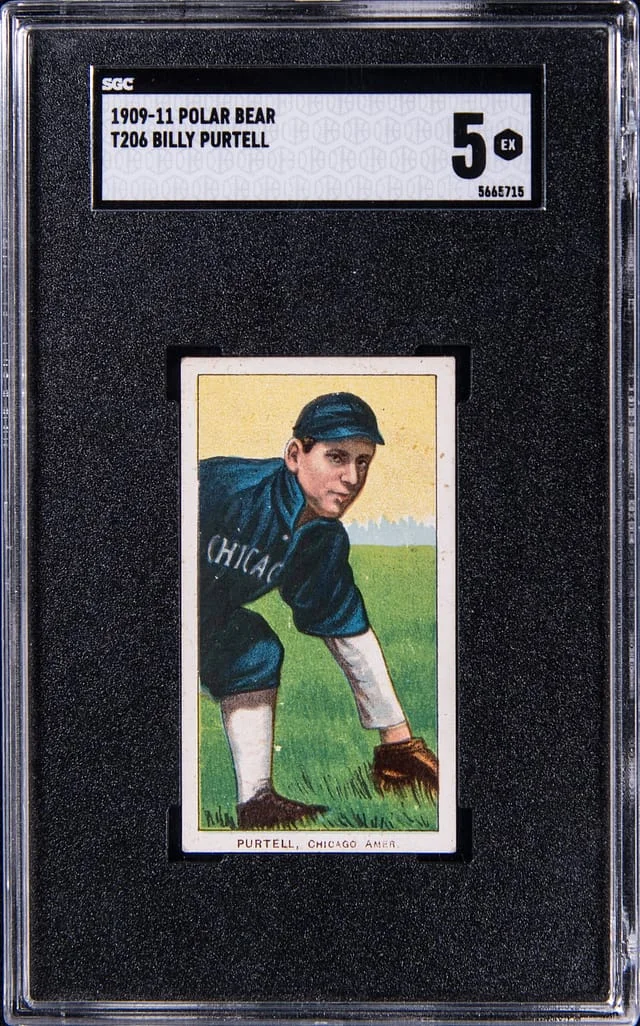 1909-11 T206 Billy Purtell White Border #no-number card image