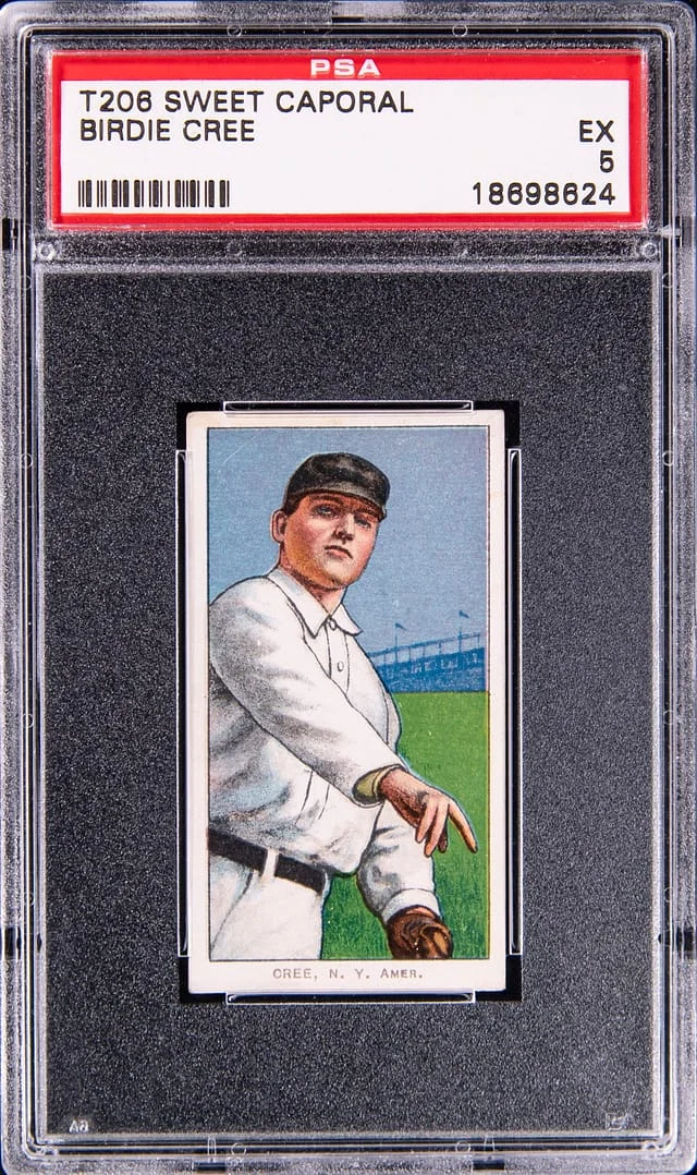 1909-11 T206 Birdie Cree Sweet Caporal #NNO card image