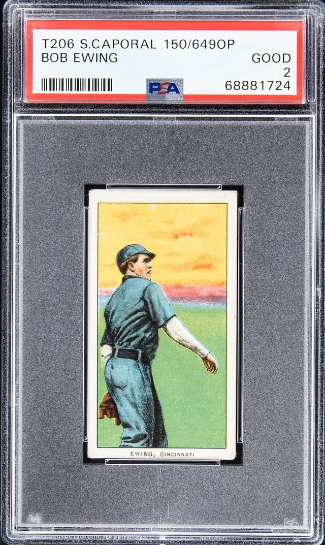 1909-11 T206 Bob Ewing Sweet Caporal #150/649OP card image