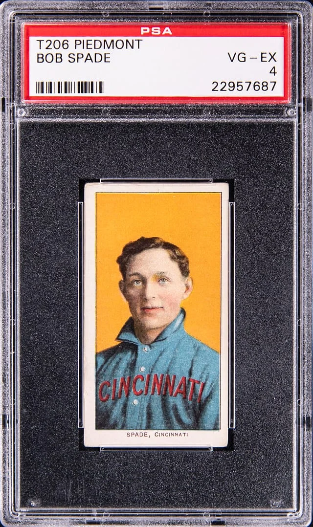 1909-11 T206 Bob Spade - Piedmont White Border #no-number card image