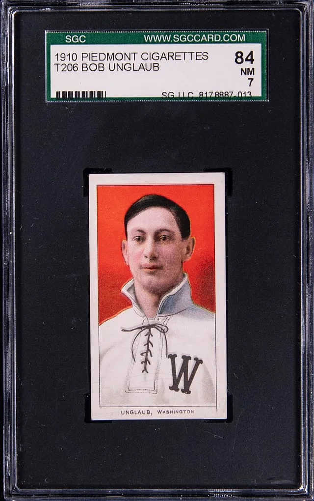 1909-11 T206 Bob Unglaub White Border #no-number card image