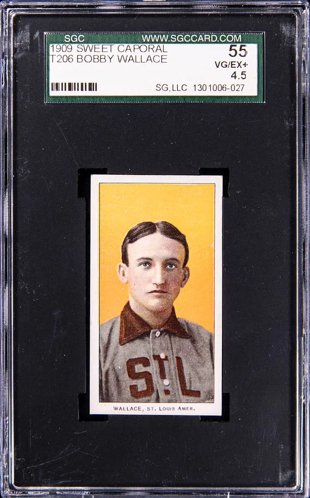 1909-11 T206 Bobby Wallace White Border #no-number card image