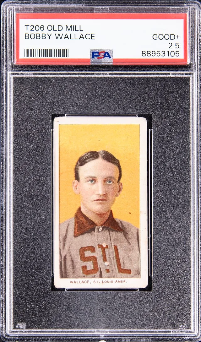 1909-11 T206 Bobby Wallace - Old Mill White Border #no-number card image