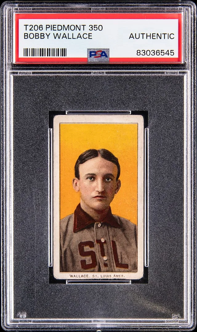 1909-11 T206 Bobby Wallace - Piedmont/350 White Border #no-number card image
