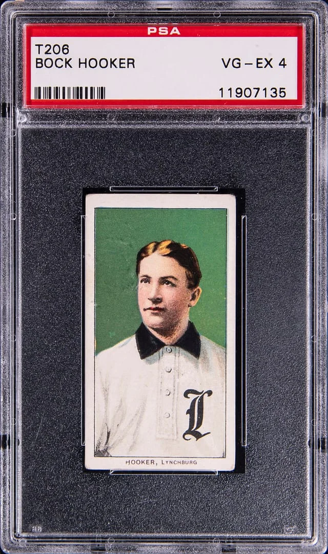 1909-11 T206 Bock Hooker White Border #no-number card image