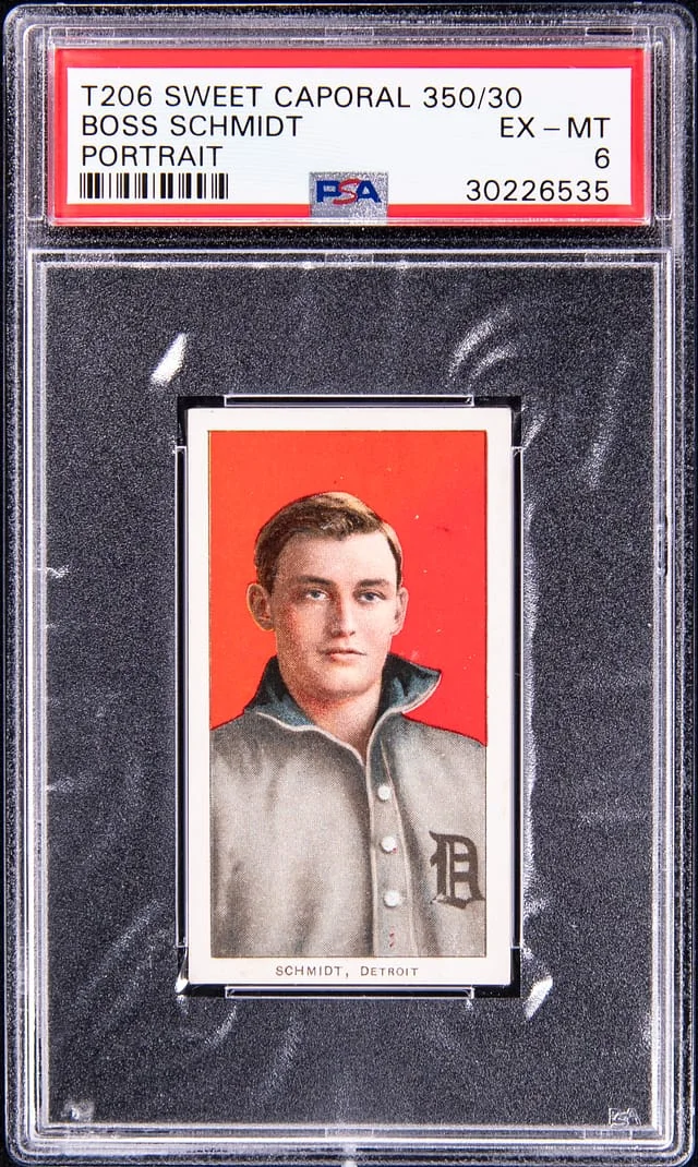1909-11 T206 Boss Schmidt White Border #no-number card image