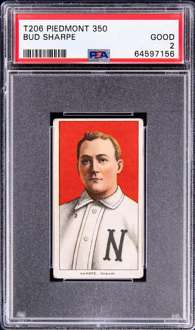 1909-11 T206 Bud Sharpe White Border #no-number card image