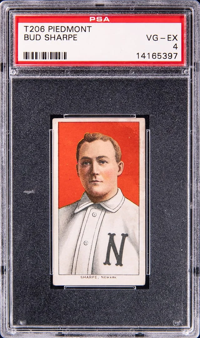 1909-11 T206 Bud Sharpe - Piedmont White Border #no-number card image
