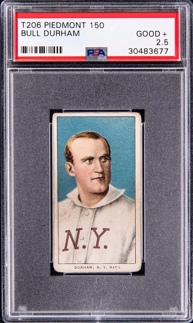 1909-11 T206 Bull Durham Piedmont 150 #NNO card image