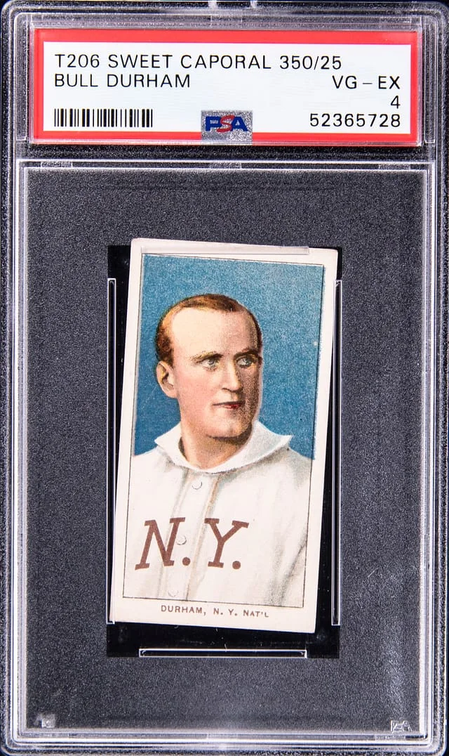 1909-11 T206 Bull Durham White Border #no-number card image