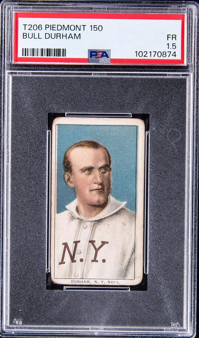 1909-11 T206 Bull Durham - Piedmont 150 White Border #no-number card image