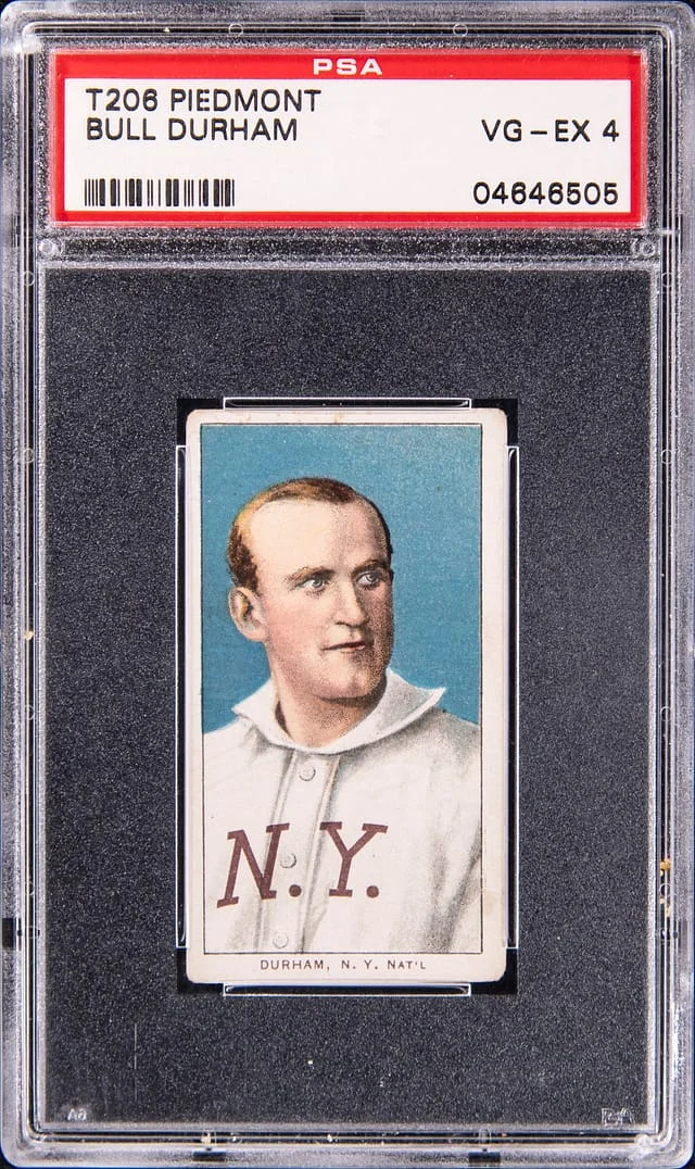 1909-11 T206 Bull Durham - Piedmont White Border #no-number card image