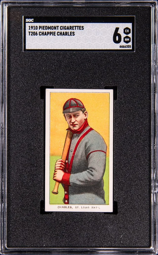 1909-11 T206 Chappie Charles - Piedmont White Border #no-number card image