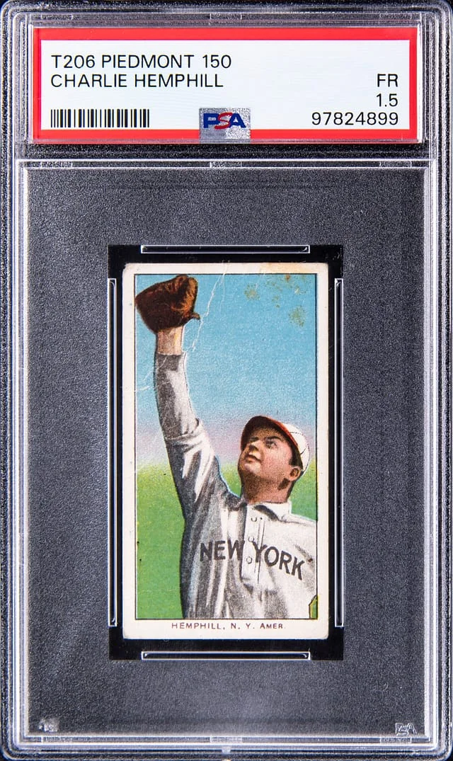 1909-11 T206 Charlie Hemphill White Border #no-number card image