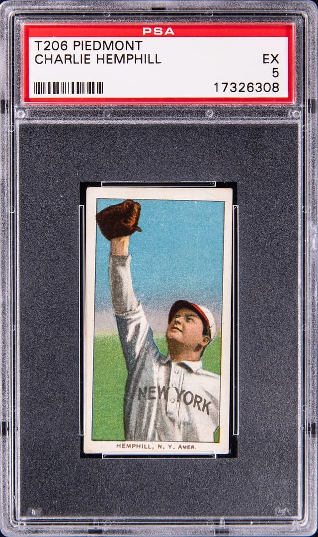 1909-11 T206 Charlie Hemphill - Piedmont White Border #no-number card image