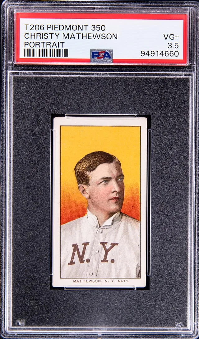 1909-11 T206 Christy Mathewson White Border #no-number card image