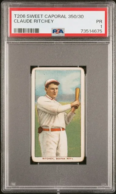 1909-11 T206 Claude Ritchey White Border #no-number card image