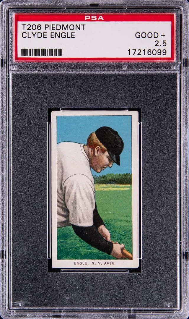 1909-11 T206 Clyde Engle White Border #no-number card image