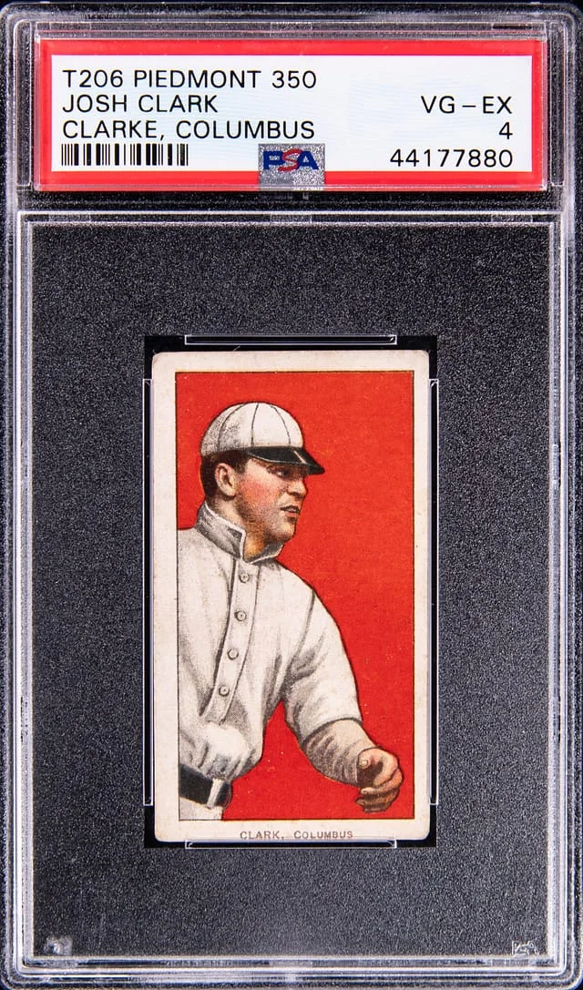 1909-11 T206 Columbus Josh Clark (Clarke) Piedmont #350 card image