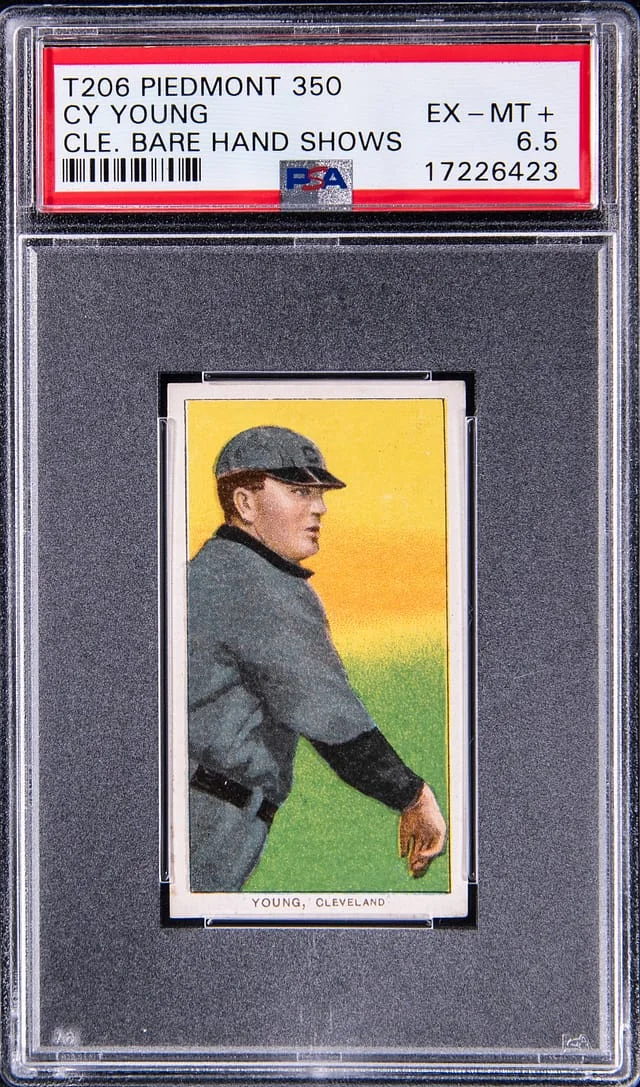 1909-11 T206 Cy Young, Bare Hand Shows Piedmont 350 #no-number card image