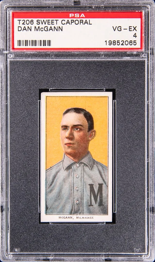 1909-11 T206 Dan McGann - Sweet Caporal White Border #no-number card image