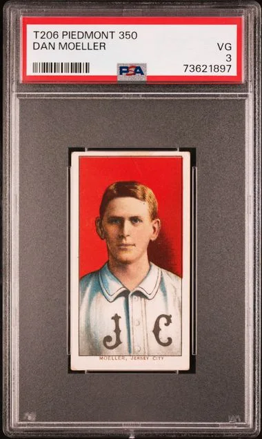 1909-11 T206 Dan Moeller White Border #no-number card image