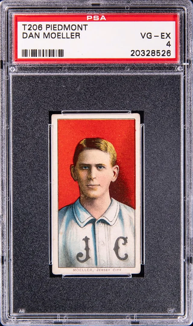 1909-11 T206 Dan Moeller - Piedmont White Border #no-number card image