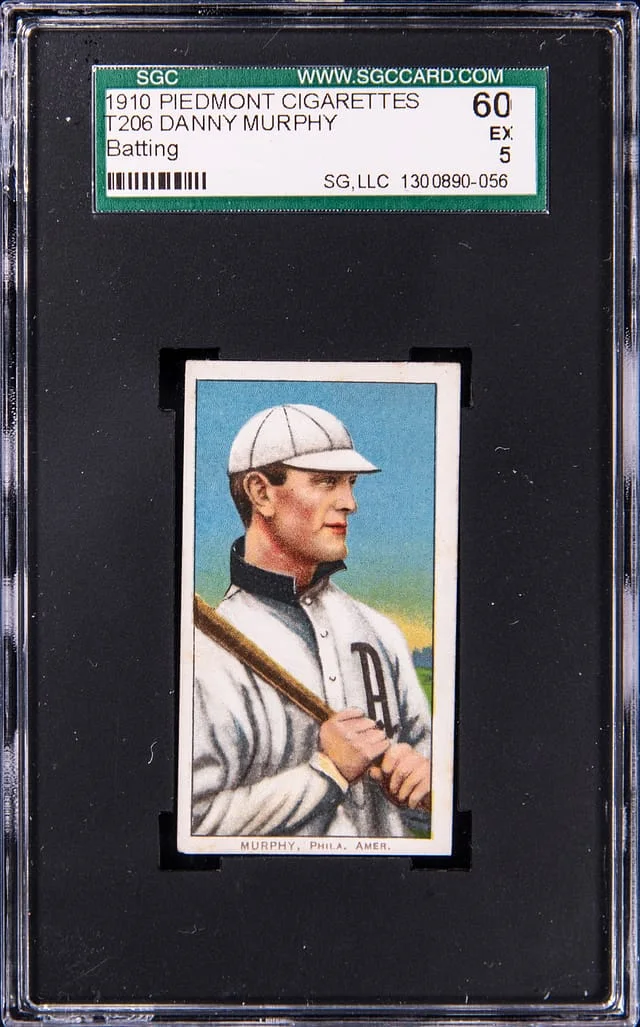 1909-11 T206 Danny Murphy White Border #no-number card image